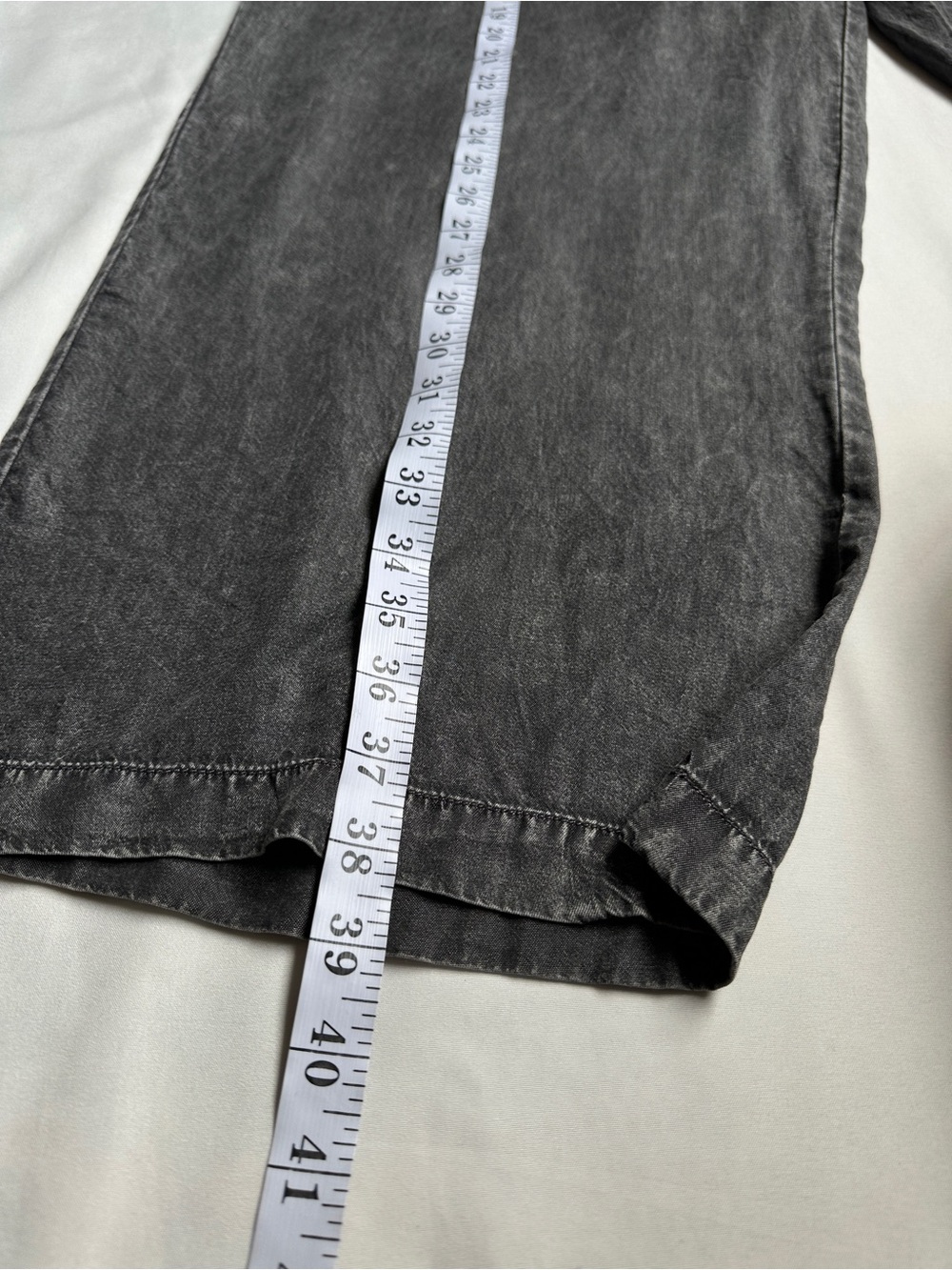 Jane and Delancey Wide-Leg Grey Paperbag Waist Pants - Picture 10 of 14